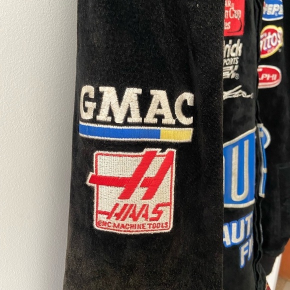 1/1 Jeff Gordon by Jeff Hamilton SuedeLeather Racing Jacket XXL oversized UNI - Picture 2 of 15